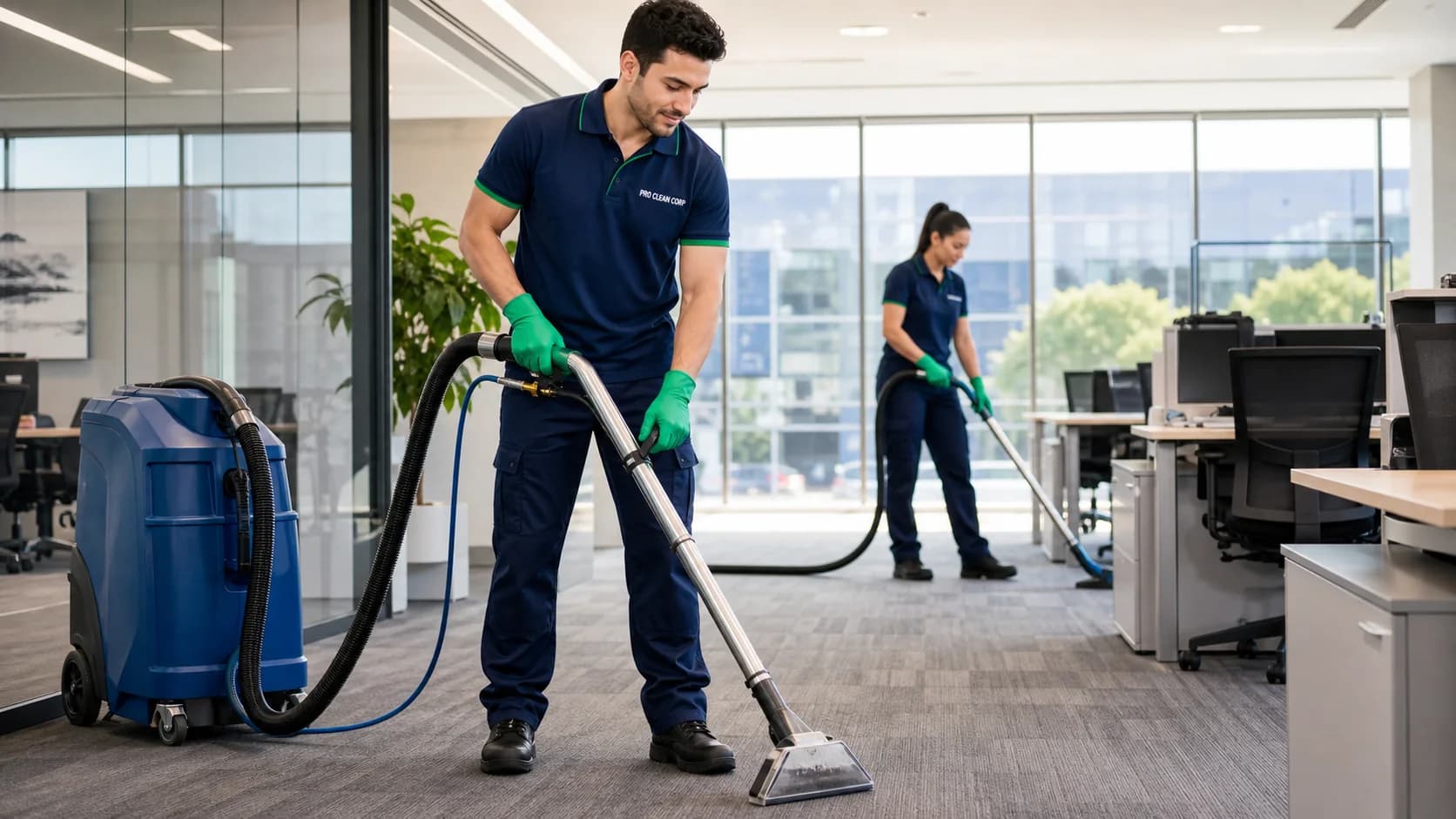 Our Cleaning Process in Action