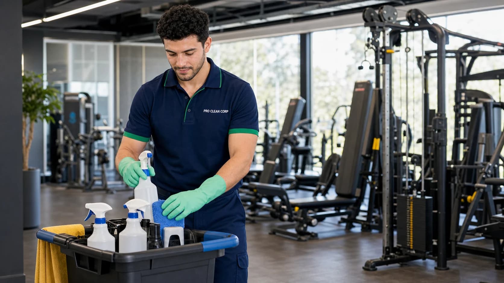 Gym Cleaning specific areas covered