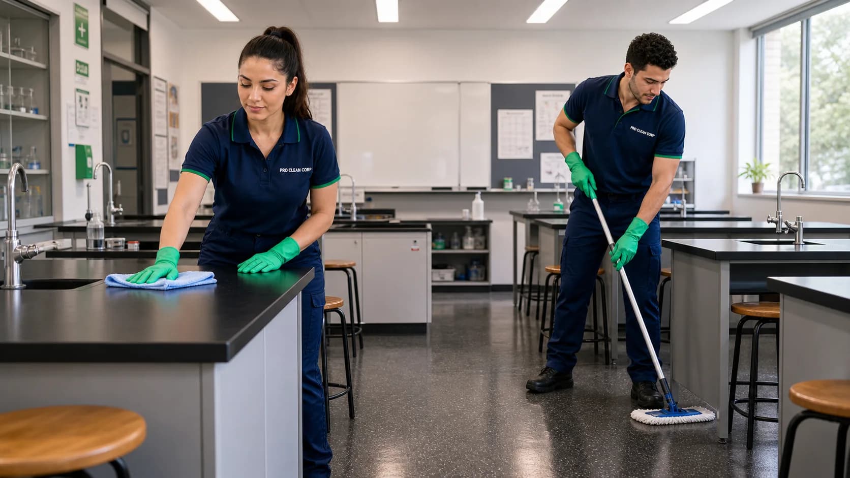 School Cleaning specific areas covered